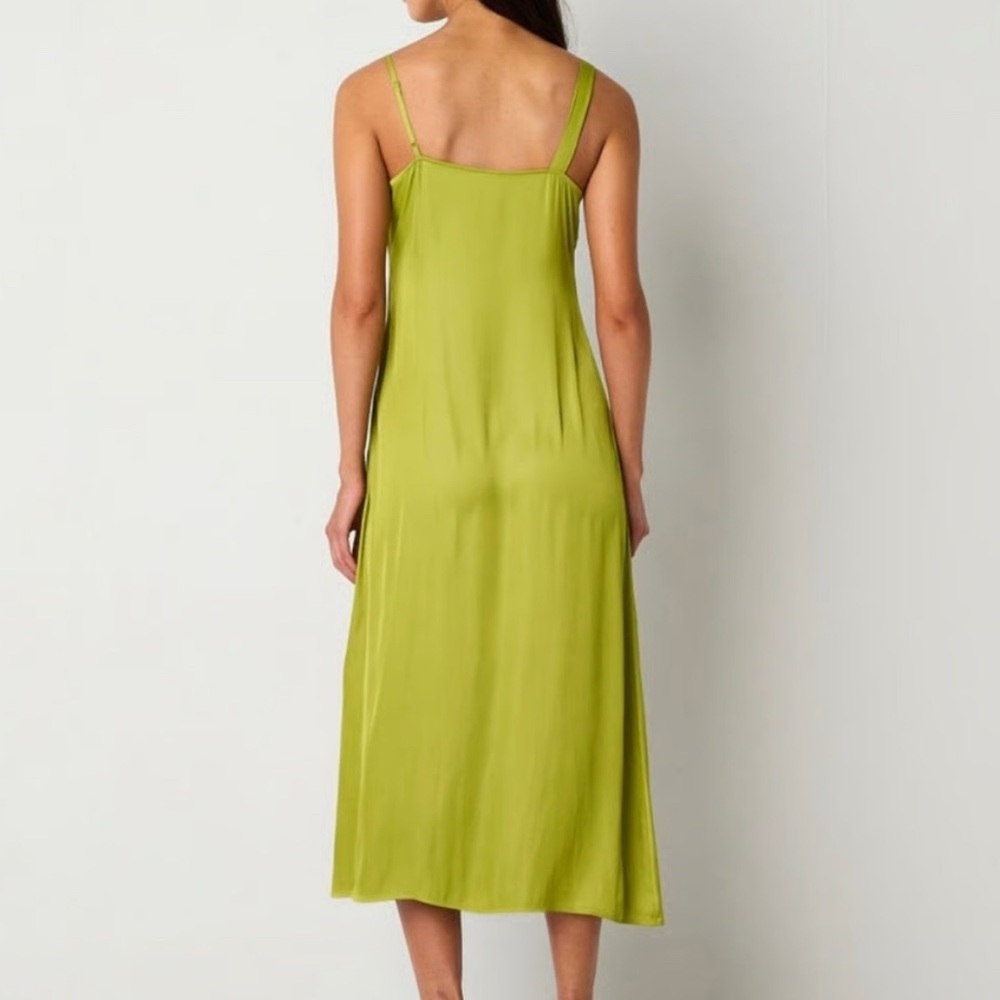 Worthington Silky Green Evening Dress - Picture 2 of 7